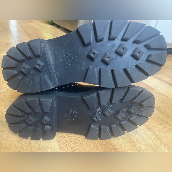 Zara Black Studded Ankle boots - Picture 7 of 7